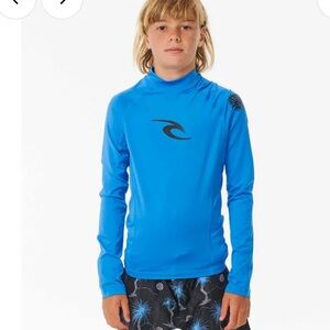 RIP CURL BRAND WAVE UPF L/S-BOY RASHGUARD, 12